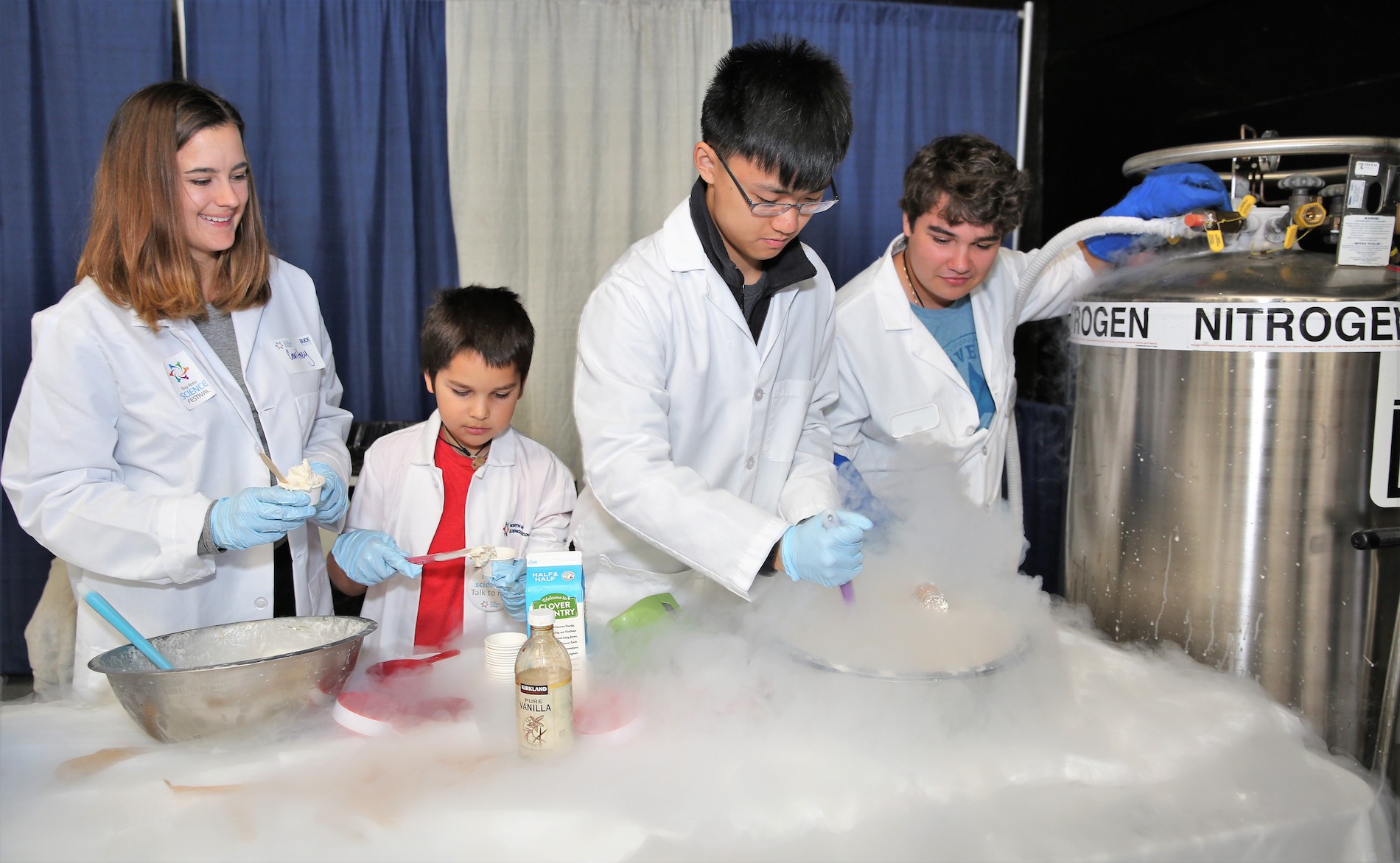 kids in lab coats